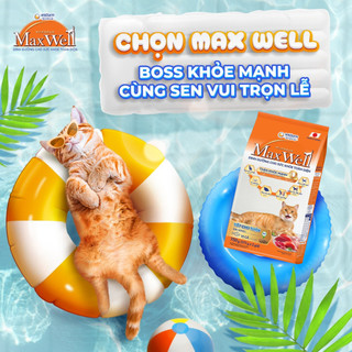 Hạt Cho Mèo MAXWELL 750g/800g Công Thức Giàu Chất Xơ Hỗ Trợ Thận Và Hạn Chế Nôn Trớ
