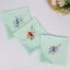 Vải thêu hoa NKSFX, Khăn tay vuông mềm có thể tái sử dụng, Vải Cotton Hankies thanh lịch dành cho nữ