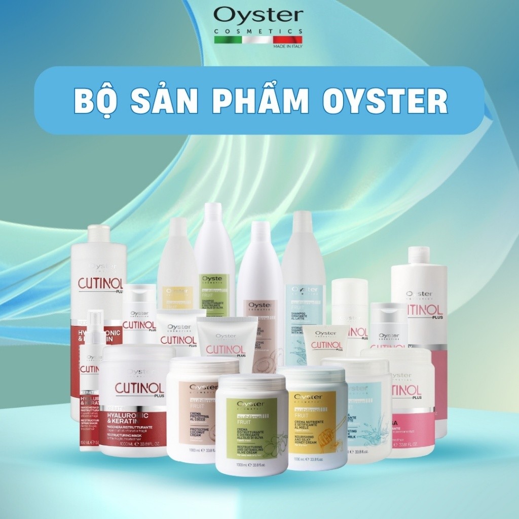 Dầu gội giữ màu OYSTER COSMETICS Protective Coconut phục hồi giữ màu tóc nhuộm 1000ML chính hãng