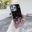 Ốp Lưng Cho Samsung Galaxy A07 A06 A05 A04 A03 A02S A17 A16 A15 A14 A13 A12 A25 A23 A22 A20 A35 A31 A30 A55 A52 A51 A50 Mạ Acrylic IMD Case Họa Tiết Hoa Tím CYIM101