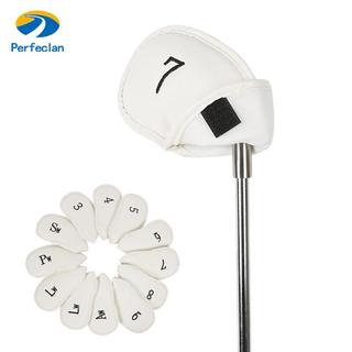 Đầu Gậy Golf Perfectlon 12 Chiếc - Bọc Đầu Gậy Da PU Cao Cấp, Chống Mài Mòn