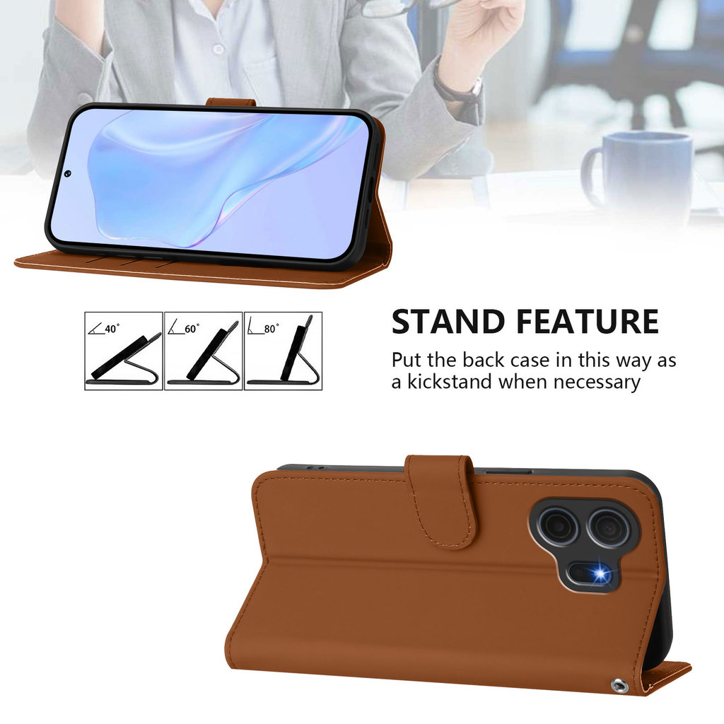Da Mỹ Gấp Lật Ốp Lưng Điện Thoại TCL Nxtapaper 70 Pro Bao Thiết Kế Cổ Điển Thẻ Lưu Trữ Khe Cắm Tiền Da Cảm Giác