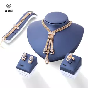 Vòng tay và bông tai pha lê Nelace - Trang sức đám cưới cho phù dâu