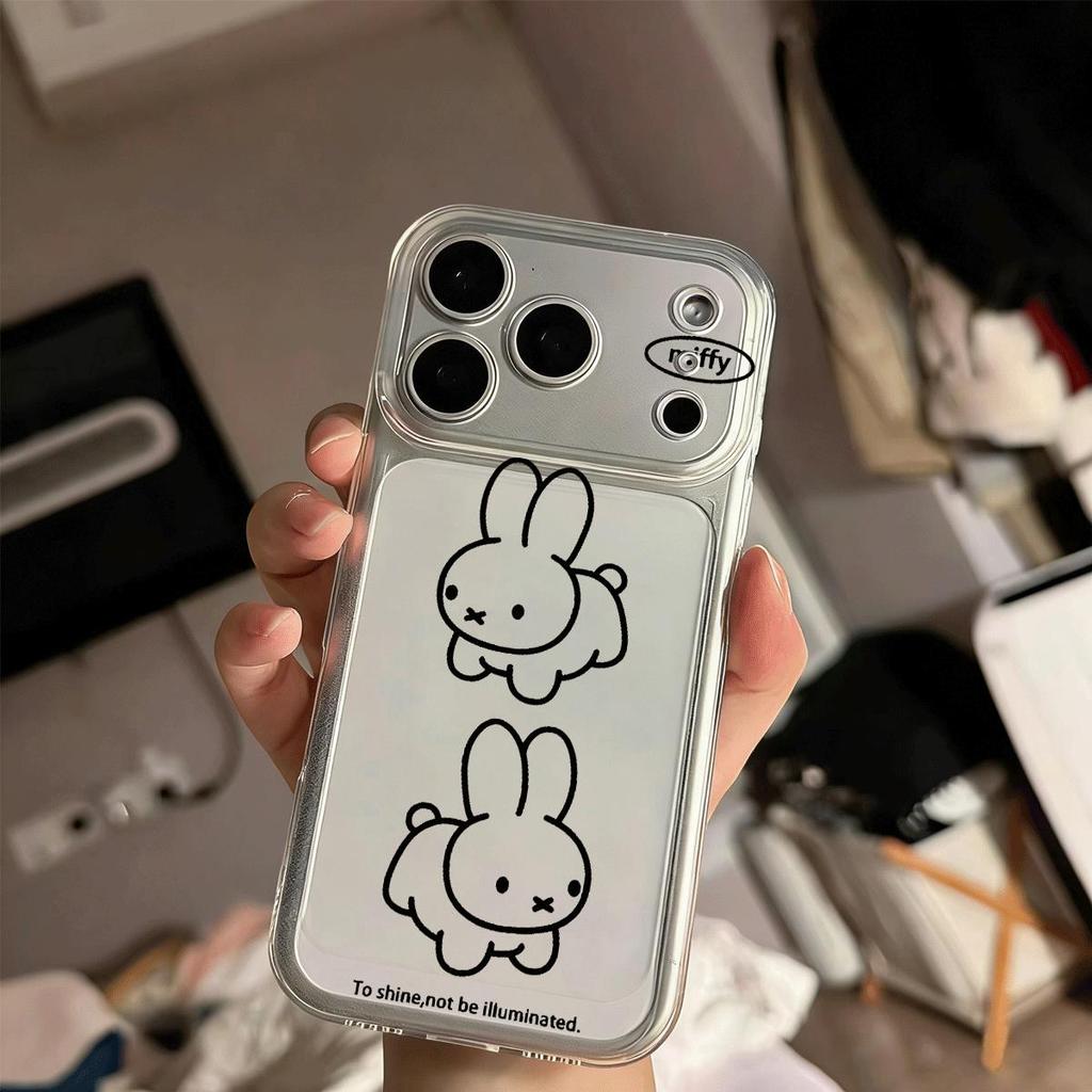 Dòng Miffy cho 16 trường hợp iPhone 17Air Space Case 14/13/11Pro