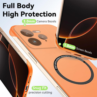 Từ Tính Mới Mỏng Cho Realme GT7 GT 7 Pro RMX5010 Ốp Điện Thoại Không Khung Matte Chống Trầy Xước Vỏ PC Cứng Không Viền Chống Sốc