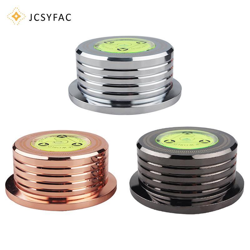 JCSYFAC 50Hz LP Bộ ổn định đĩa Kim loại Bàn xoay Trọng lượng Kẹp Ghi máy nghe nhạc Phụ kiện mới