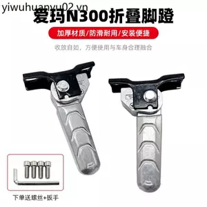 Miễn Phí Vận Chuyển Thích Hợp Cho Xe Điện Emma N300 Ghế Sau Trái Phải Nhôm Tự Động Gấp Bàn Đạp Dây Buộc Emma Phụ Kiện