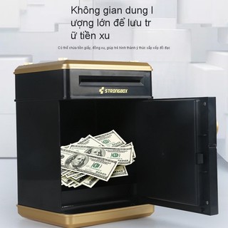 Hàng sẵn có Màn hình cảm ứng Piggy Bank Mật khẩu trẻ em Dung lượng lớn có thể vào và ra Cảm biến thông minh Đếm mật khẩu Khóa heo