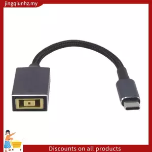 PD100W cho Cáp sạc chuyển đổi DC Square Jack sang USB Type-C Tương thích với bộ sạc máy tính xách tay