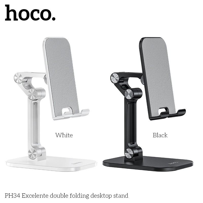Giá đỡ điện thoại, máy tính bảng Hoco có thể gấp gọn tùy chỉnh kích cỡ tiện lợi siêu bền chắc chắn