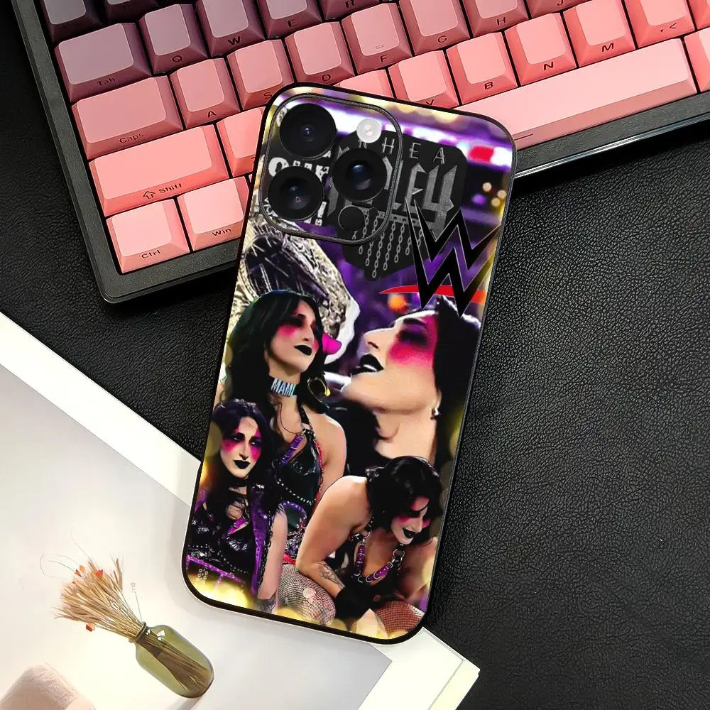 TP-1 Hot R-Rhea Ripley Ốp Lưng Điện Thoại IPhone 17 16 15 14 13 12 11 Pro Max Plus Mini Đen Mờ Vỏ Mềm Funda