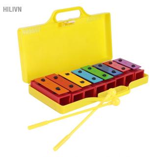 Hilivn Trẻ em Xylophone 8 Note Đồ chơi âm nhạc giáo dục Glockenspiel dành cho trẻ em mới bắt đầu