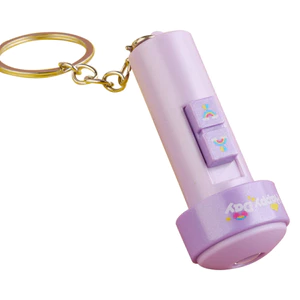 < Pluscloth > Móc khóa đèn pin Mini Đồ chơi mèo dễ thương Đèn pin nhỏ di động cho trẻ em Màu kẹo Quà tặng hoàn hảo và ánh sáng tiện dụng để sử dụng hàng ngày Đèn pin nhỏ Đông Nam Á