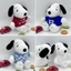 SY Snoopy Plushie Hoạt Hình Dễ Thương World Cup Áo Len Sang Trọng Cotton Đồng Hành Búp Bê