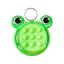 < Pluscloth > Máy chơi Game bong bóng đẩy Mini Móc khóa giảm căng thẳng Bong bóng silicon Popping Fidget Đồ chơi bóp giảm căng thẳng cho trẻ em Người lớn Tiện ích du lịch di động Bong bóng Popping Ga