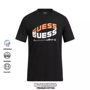 Áo sơ mi unisex cổ tròn họa tiết chữ cái, 100% cotton, sẵn có