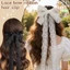 Kẹp tóc nơ ren lớn - Thanh lịch, phù hợp style Lolita - Trang điểm tóc cho bé gái - Giao hàng miễn phí