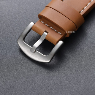 Dây đeo đồng hồ da thật cổ điển 18mm 20mm 22mm 24mm – Dây đeo thay thế da bò đen nâu dành cho nam nữ Phụ kiện đồng hồ