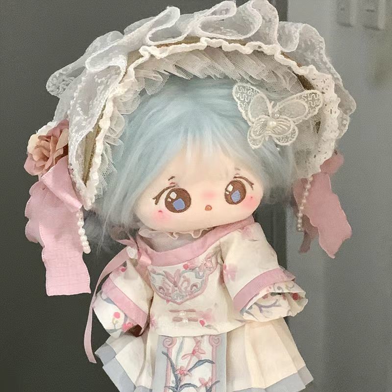 20cm Cotton Búp Bê Quần Áo Bé Bộ Quần Áo Búp Bê Búp Bê Thay Thế Đầm Quà Tặng Mới Cổ Quần Áo Bé 4.16