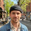 Mũ Docker PYCOU, Mũ da dưa Hip Hop có thể điều chỉnh, Mũ chống nắng thêu chữ thời trang không vành màu trơn Xuân hè