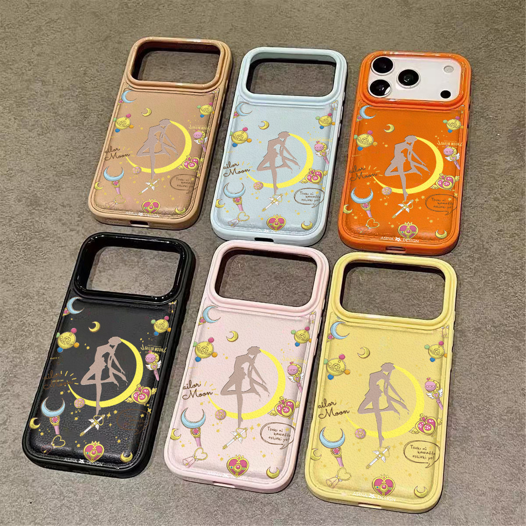 Ốp lưng Sailor Moon Họa Tiếng Cưng Đẹp Chống Sốc Da Gai Bảo Vệ Camera Cấp iPhone 17/16/15/14/13/12/11/X/XS Max Pro M
