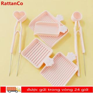 RATTANCO Nhíp Kim Đơn và Hạt Cầu Chì 2.6mm - Bộ Công cụ Thủ Công DIY