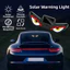 Đèn LED cửa sổ ô tô năng lượng mặt trời Demon Eye Nhiều chế độ RGB để tạo kiểu cá nhân. Trang trí bảng điều khiển nội thất
