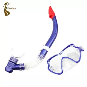 Bộ mặt nạ lặn và kính lặn với băng đô điều chỉnh, hô hấp dễ dàng