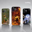 TP-3 Art Cool F-Frank Frazetta Ốp Lưng Điện Thoại IPhone 17 16 15 14 13 12 11 Pro Max Plus Mini Đen Mờ Vỏ Mềm Funda