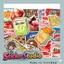Set 100 Sticker Bánh Kẹo Đồ Ăn Vặt Chống Nước Dán Sổ Tay Laptop Vali