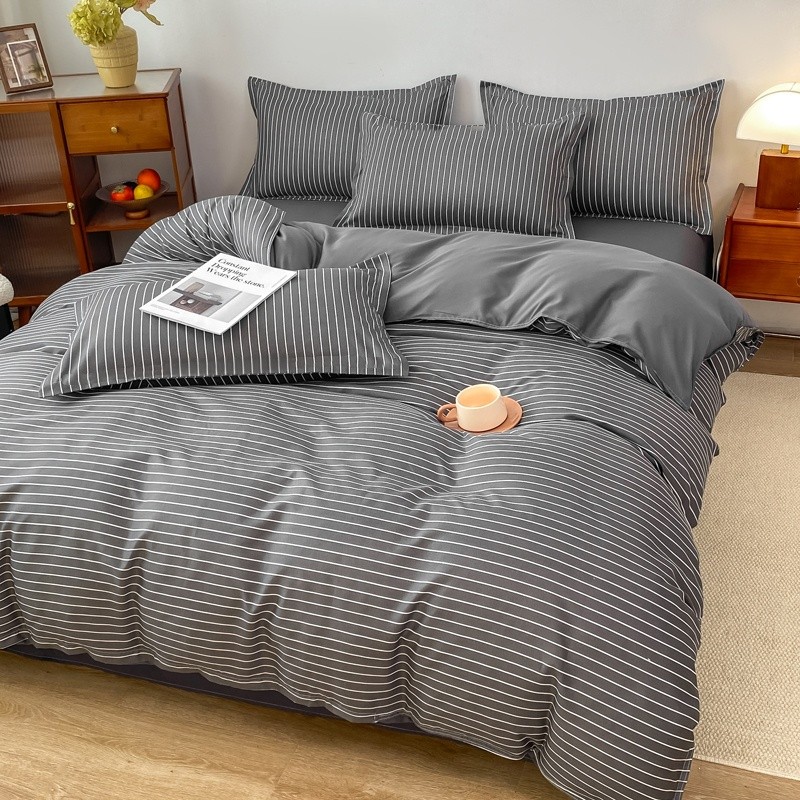 Bộ drap giường 4 món chất liệu cao cấp không gây dị ứng da an toàn sức khỏe