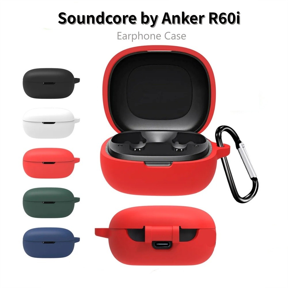 [Ngôi sao tương lai] Dành cho vỏ Soundcore của Anker R60i Vỏ tai nghe silicon mềm màu trơn đơn giản