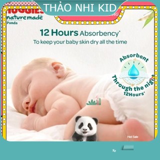 [TRỢ GIÁ] COMBO 2 Bịch tã/bỉm Huggies Nature made PANDA bề mặt sợi tre thiên nhiên cho bé - TỔNG KHO BỈM LINH ĐÀM