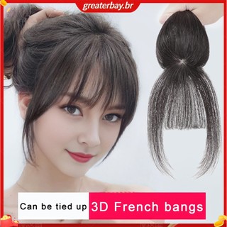 Dễ Mặc Bangs Nữ Bangs Tóc Giả Tóc Giả Tự Nhiên Wispy Kẹp-in Bangs Cho Nữ Chất Lượng Cao Nổ Phần Mở Rộng Tóc Đen / Nâu Cong Air Bangs Fringe Tóc Giả Cho Đông Nam
