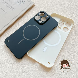 Ốp điện thoại từ tính không khung cho Xiaomi 17 Pro Max 15T 15 15S 14 13 Ultra Pro Poco C75 F7 Ultra X7 M7 X6 F6 F5 Pro 5G Vỏ kinh doanh cảm giác da tản nhiệt Vỏ mềm mờ