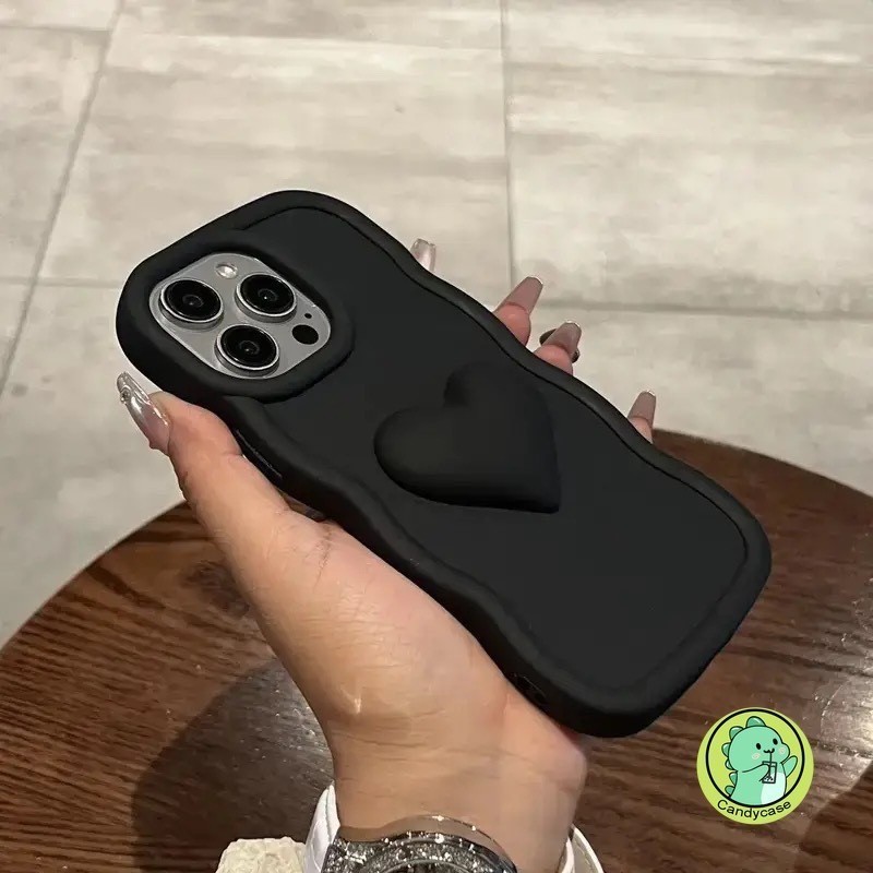 Ốp Điện Thoại 3D Love Wave Cho Samsung Galaxy A54 A53 A25 A52 A52s A51 M40s A50s A30S A35 A36 A56 A34 A33 A32 A31 5G 4G Vỏ Mềm Mờ Chống Sốc Hoạt Hình Dễ Thương