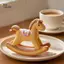 PlumHOUSE 2026 Ngựa Khuôn Cắt Bánh Quy Thép Không Gỉ Bập bênh Hình Ngựa Bánh Quy Khuôn Fondant Bánh Ngọt Trang Trí Dụng Cụ Nướng Bánh VN