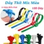 Dây Rút Có Thể Tháo Mở Tái Sử Dụng, Dây Buộc Cáp Bằng Nhựa PVC Có Khóa Chỉnh