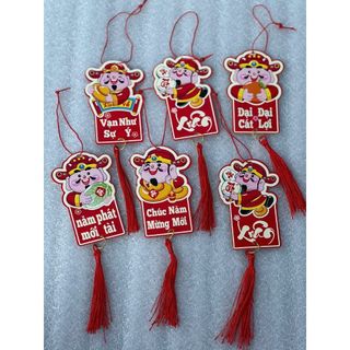Dây Treo Trang Trí Decor Tết Nguyên Đán Chibi Dễ Thương Tô Điểm Không Gian Tết