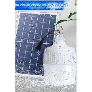 Tiết kiệm năng lượng Bóng đèn LED năng lượng mặt trời sạc đa chức nắng chống nước ngoài trời 3 chế độ sáng có móc treo