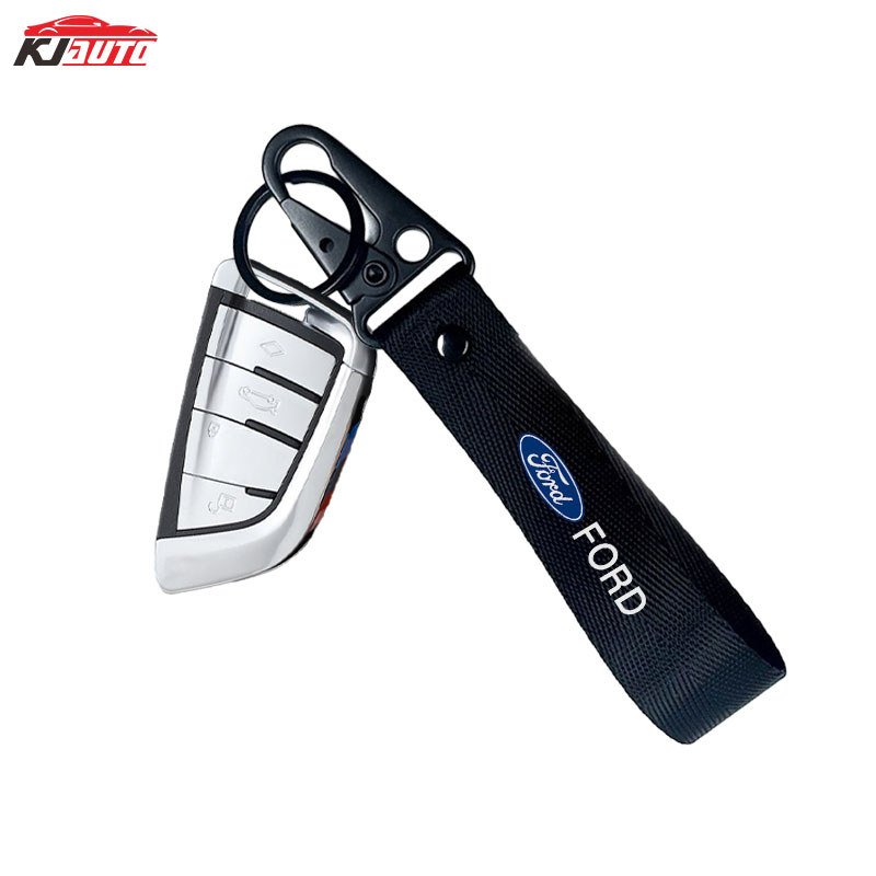 Xe Ford Dệt Móc Khóa Hợp Thời Trang Mỏ Đại Bàng Móc Khóa Phụ Kiện Xe Hơi Cho Ranger Ecosport Focus 5d Kuga Fiesta T6 T7 T8 Lãnh thổ Everest Ka Fusion