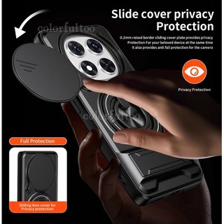 Đẩy Kéo Trượt Camera Bảo Vệ Ốp điện thoại Cho Redmi Note 15 14 Pro Plus + 5G 2025 Chống Sốc Giáp Cứng PC Ốp điện thoại Cho Note15Pro Note14Pro 4G 5G Từ Tính Giá Đỡ Vòng Ốp điện thoại