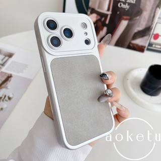 Ốp điện thoại họa tiết denim cửa sổ lớn chống trượt thích hợp cho iPhone 13 14 15 16 17 Pro Max bao gồm tất cả vỏ silicon chống rơi