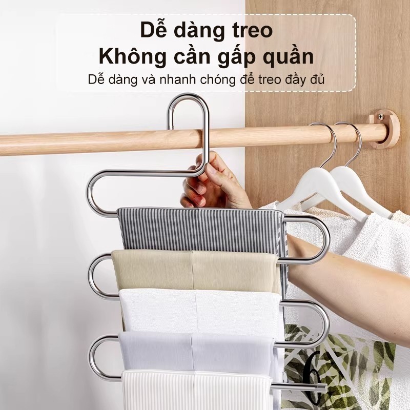 𝐎𝐥𝐢𝐟𝐞 Móc treo quần chuyên dụng Đa Năng giá treo quần INOX Giá treo quần hình chữ S Móc treo quần chuyên dụng
