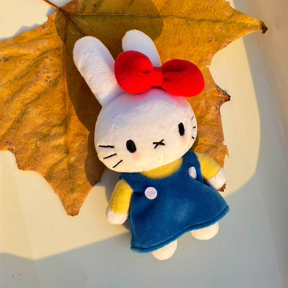 Miffy Thỏ Hello Kitty Series Sang Trọng Búp Bê Mặt Dây Chuyền Dễ Thương Siêu Dễ Thương Sang Trọng Túi Búp Bê Trang Trí Cho Bạn Bè Trẻ Em Quà Tặng Sinh Nhật