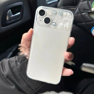 Dễ Thương Tuyết Cảnh Gấu Trường Hợp Điện Thoại Cho iPhone 17 16 15 14 13 12 11 Pro Max X XR XS Max