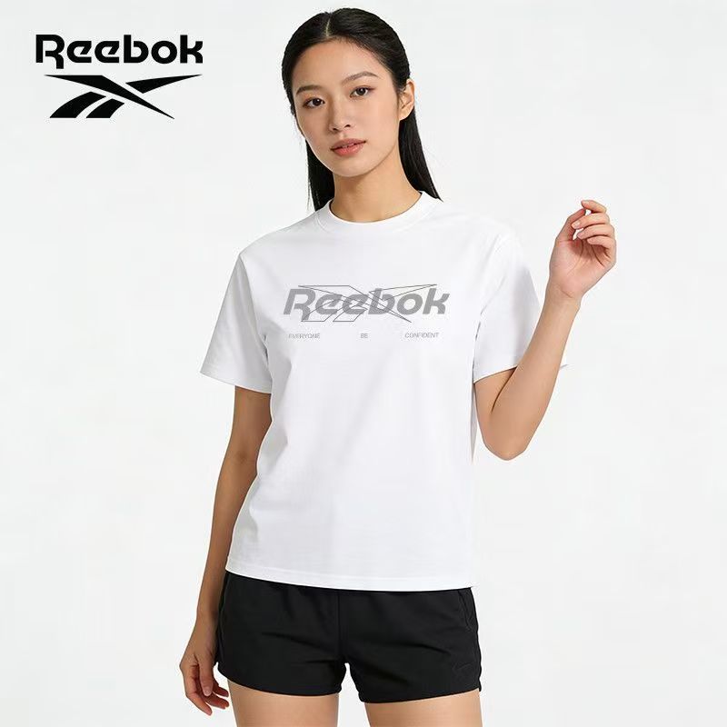 Áo thun thể thao ngắn tay in logo mới, cotton, phù hợp nam và nữ