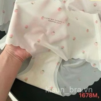 Quần lót nữ 12 gói, làm bằng vải thạch vô hình chất lượng cao, thiết kế liền mạch, siêu nhẹ và kháng khuẩn