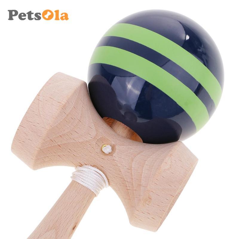 Kid Kendama Ball Sức khỏe Nhật Bản Trò chơi gỗ truyền thống Đồ chơi kỹ năng cân bằng