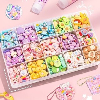 Bộ phụ kiện DIY hoạt hình lẫn lộn, trang trí xe ô tô xe máy, phụ kiện trang trí đa năng thủ công